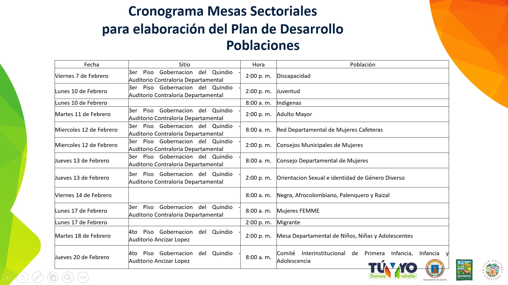 poblaciones