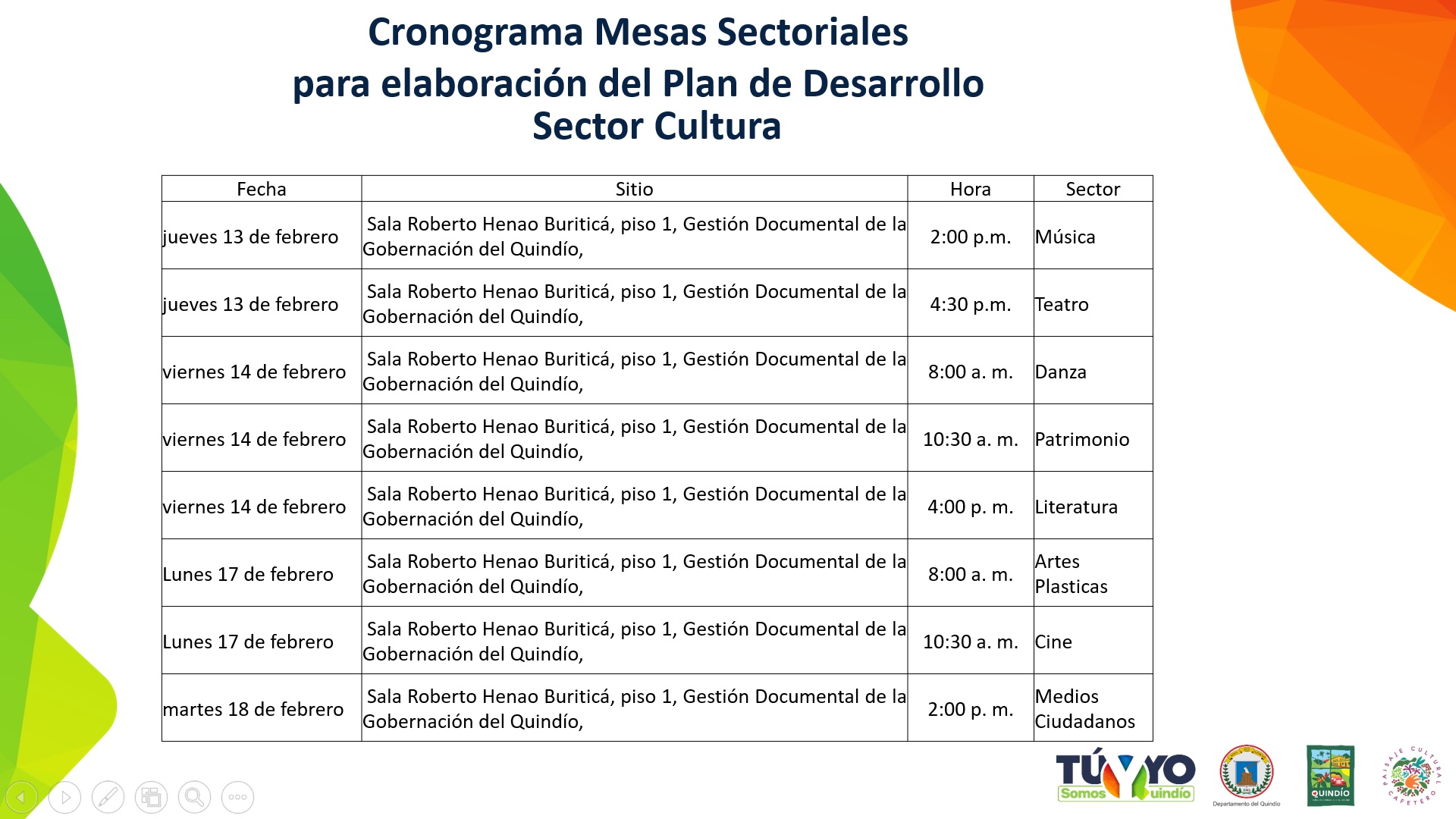 sector cultura