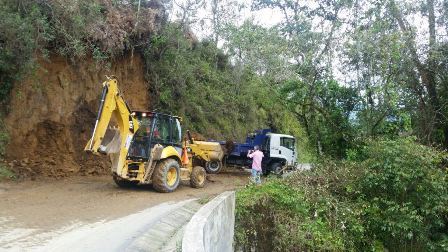 Deslizamiento en Salento 1