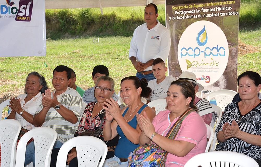 Gobernación entregó red de alcantarillado a las 26 familias el barrio El Paraíso La Tebaida 4