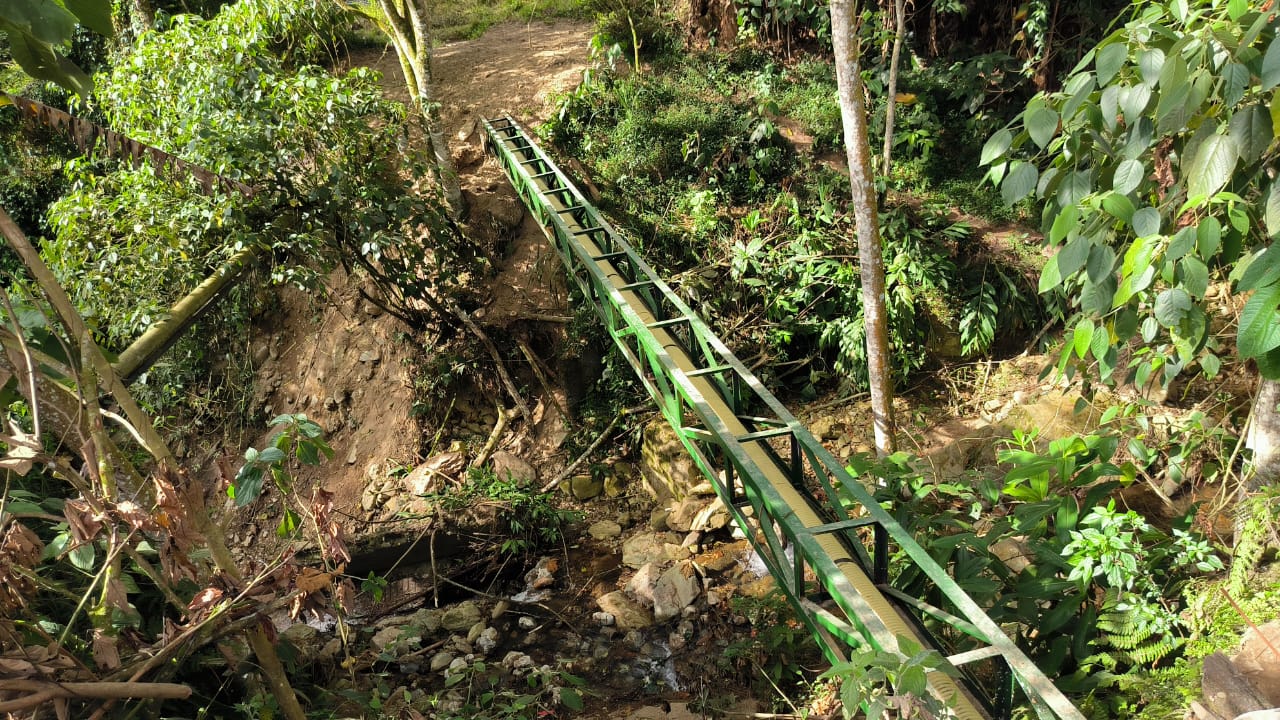 Entrega redes de alcantarillado y obras complementarias en el corregimiento de la Virginia