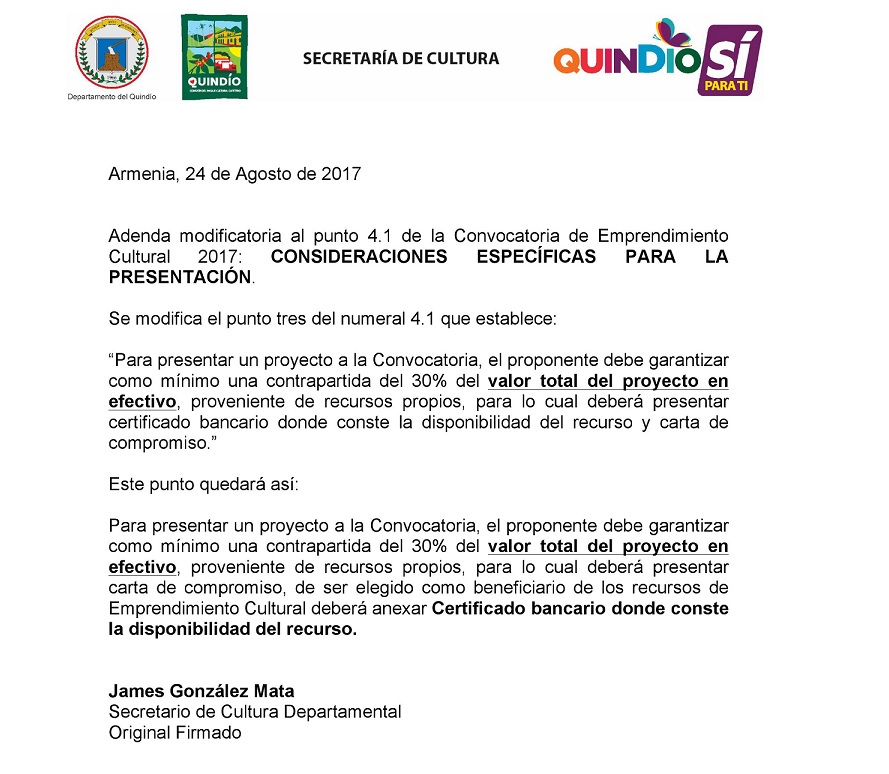 adenda