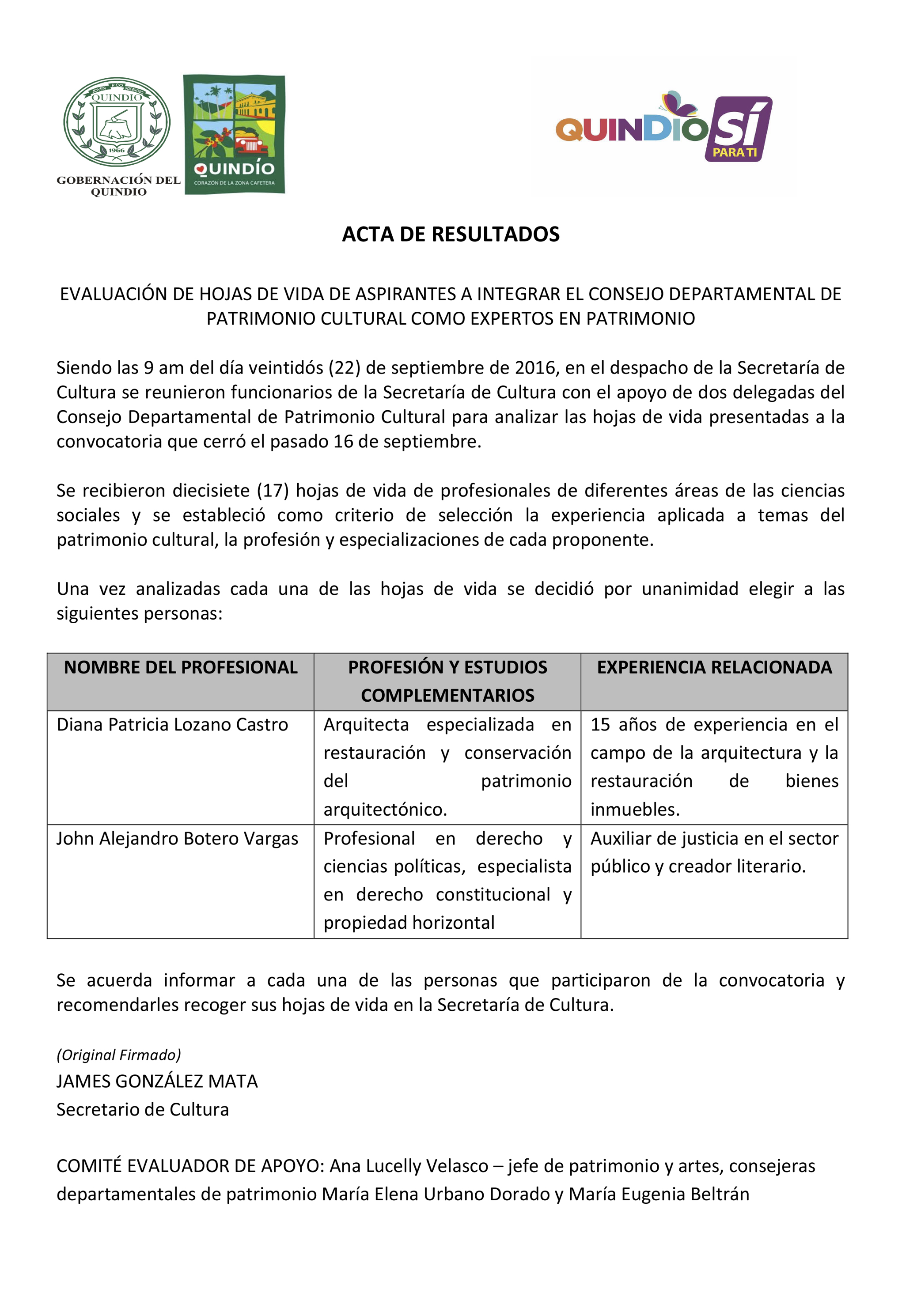 RESULTADOS EXPERTO PATRIMONIO