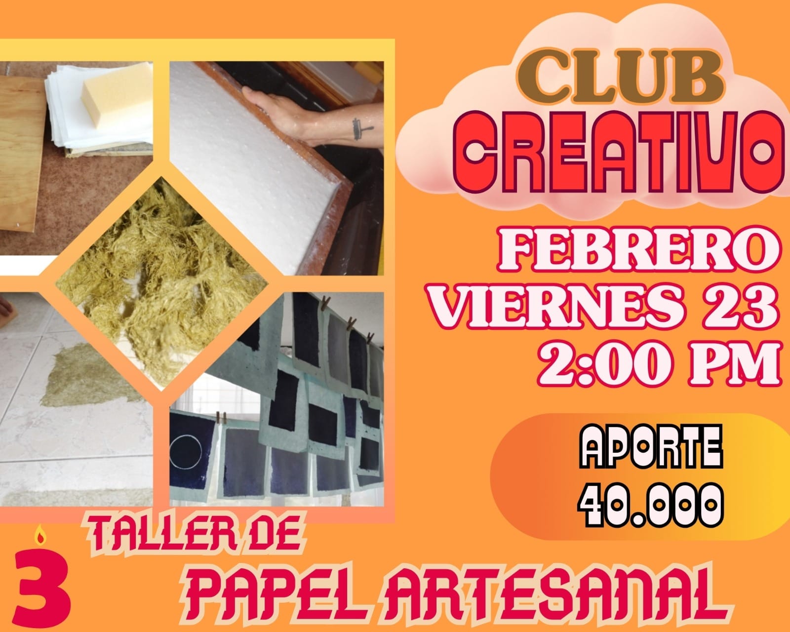 TALLER PAPEL ARTESANAL