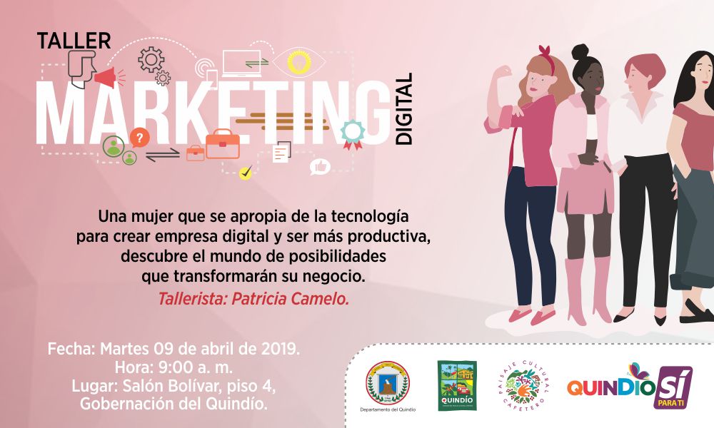 Taller de marketing digital para emprendedoras quindianas