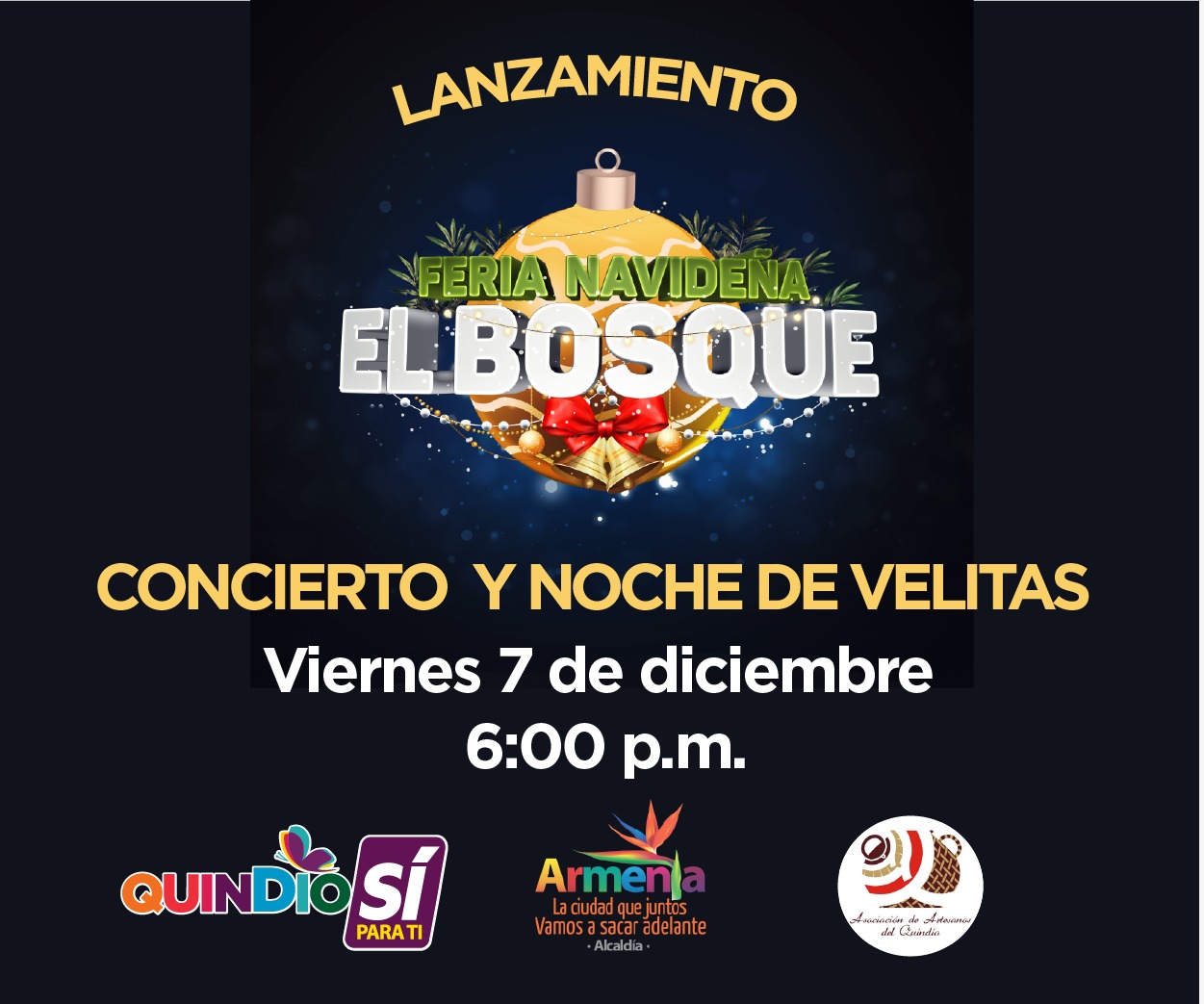62dff35d a717 4207 b49d 2d109f18aae8Con concierto se enciende la Navidad en ‘El Bosque’, hoy 7 de diciembre a las 6 de la tarde