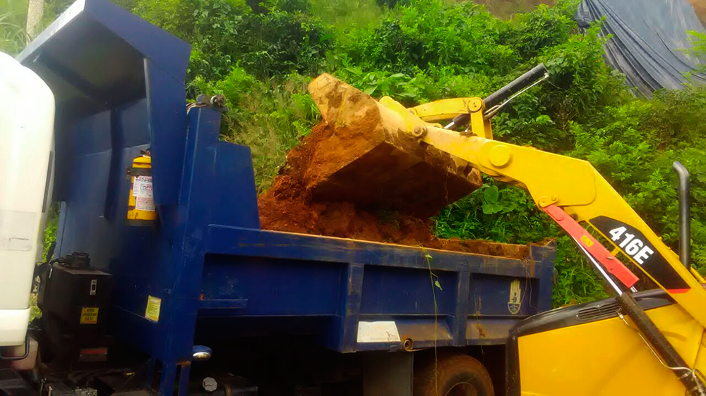Equipo de reacción de la Secretaría de Infraestructura de la Gobernación ha atendido 80 emergencias de deslizamientos por las lluvias