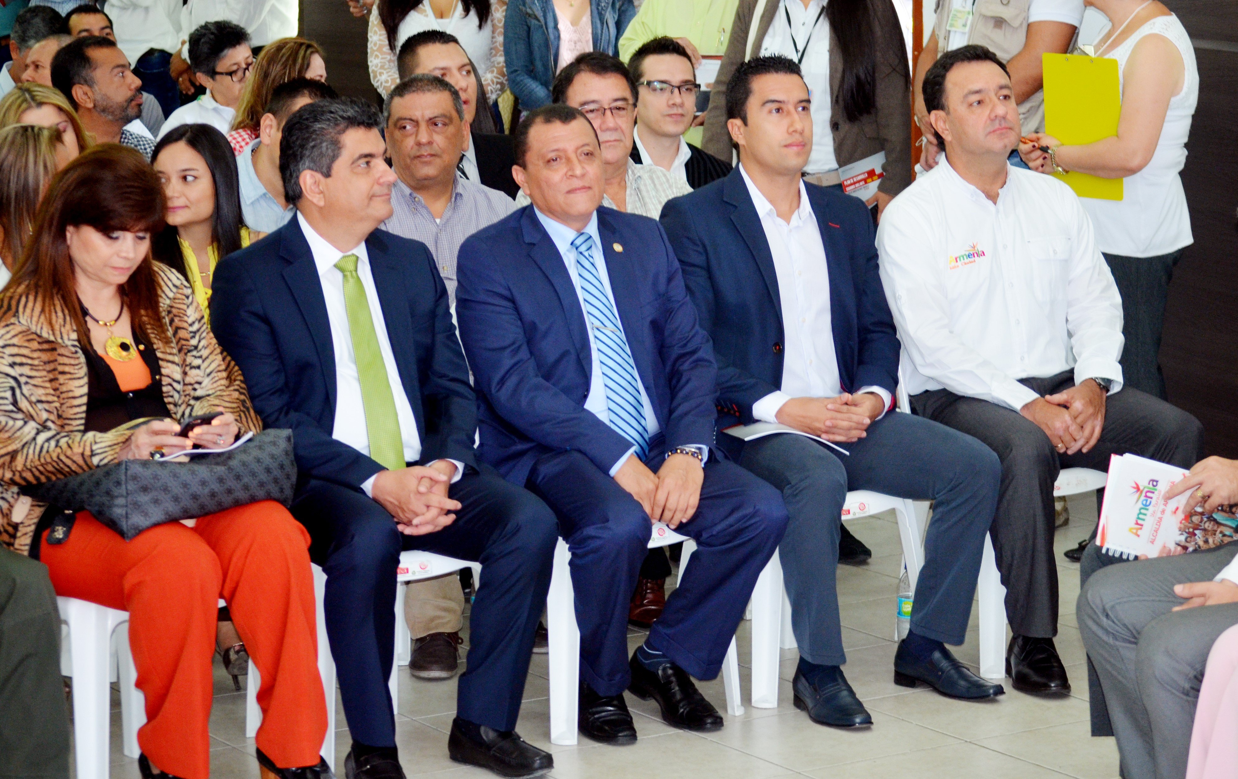Gobernador del Quindío acompañó al alcalde de Armenia en la rendición de cuentas de su primer año de trabajo