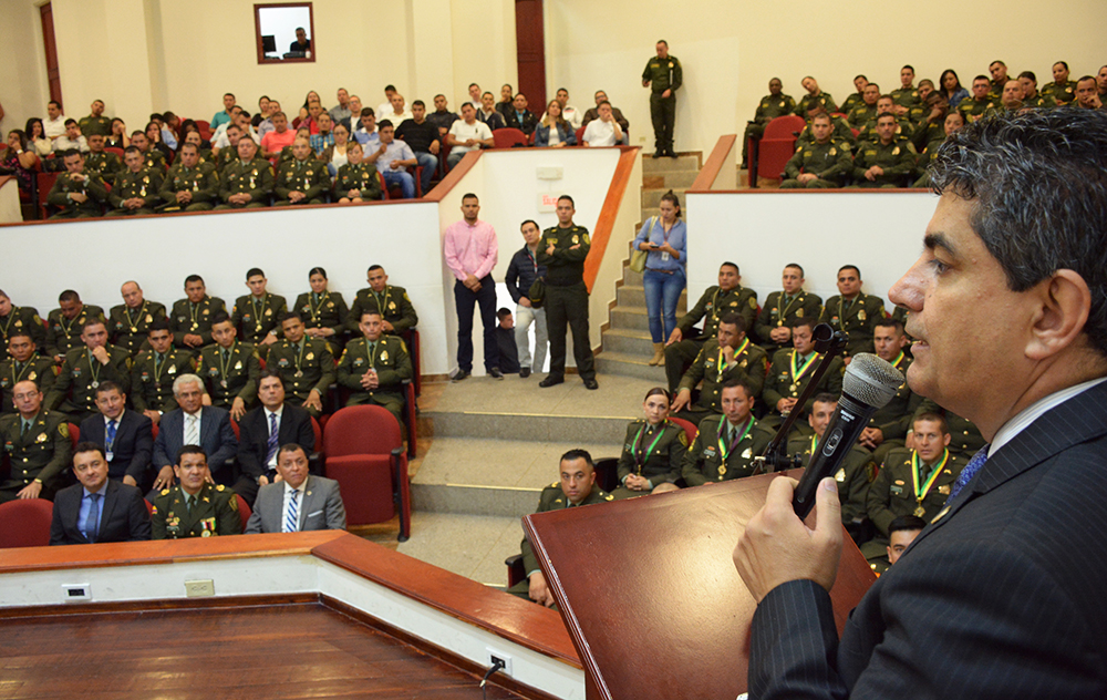 Gobernador del Quindío acompañó la celebración de los 125 años de la Policía Nacional