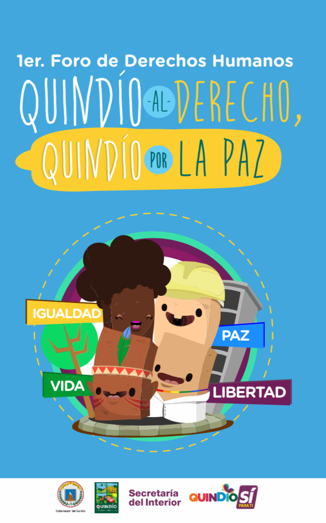 Mañana se vivirá Quindío al Derecho Quindío por la Paz