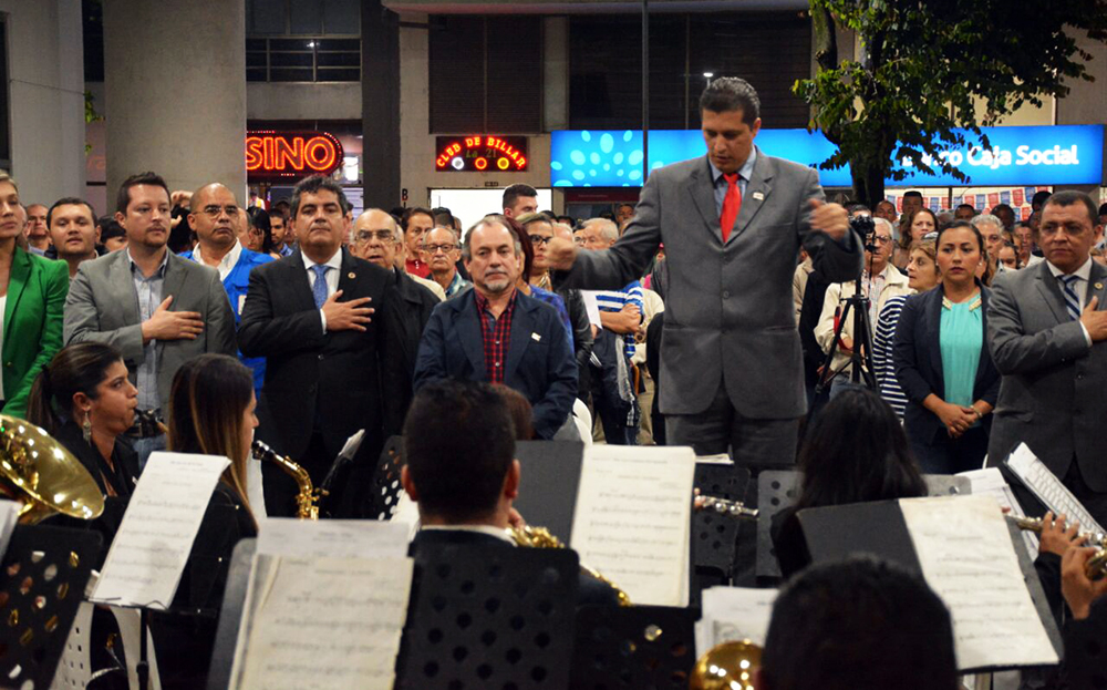 Padre Carlos Eduardo Osorio Buriticá felicitó a la Asociación de Músicos Profesionales del Quindío por sus 50 años de fundación