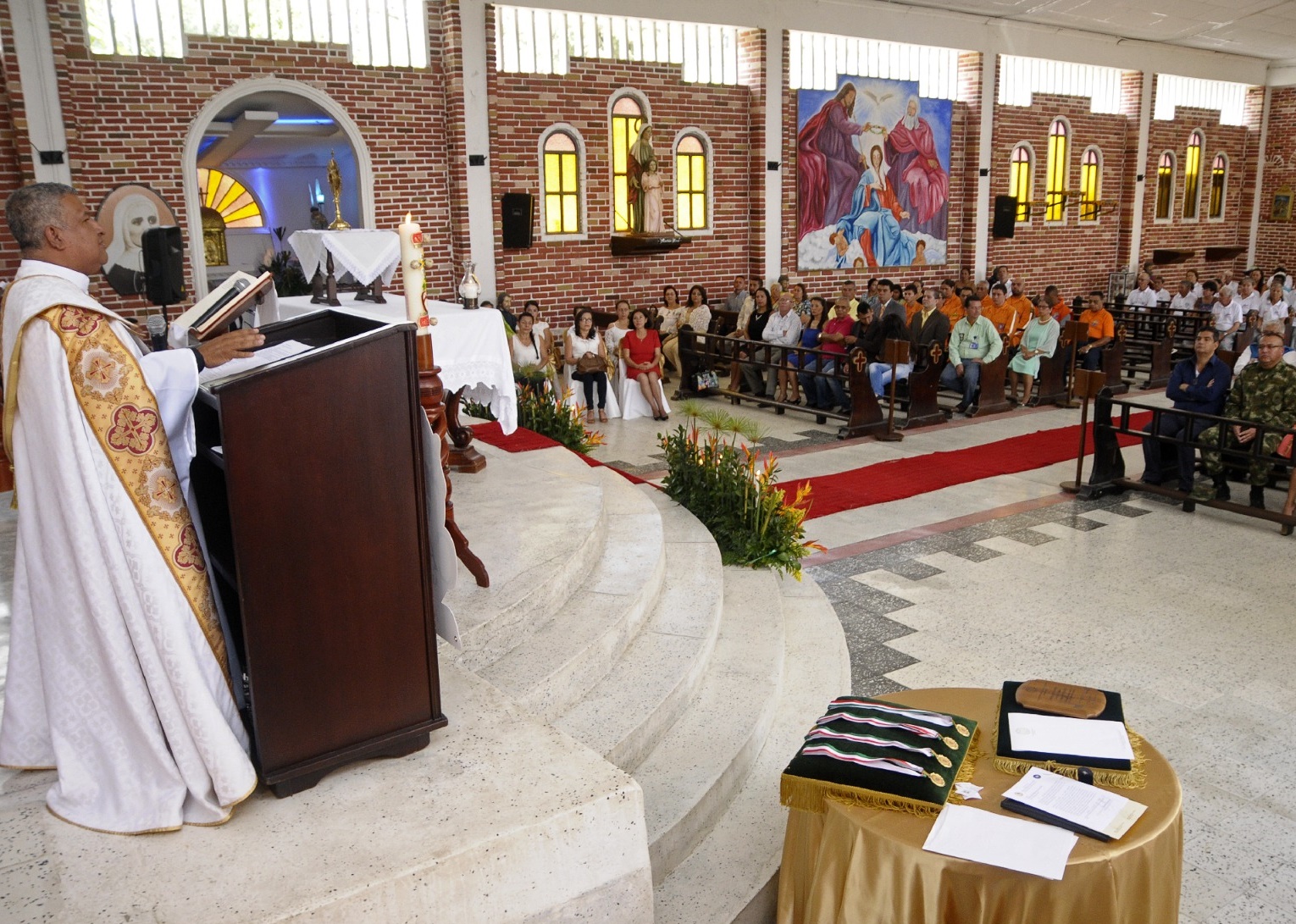 Gobernador del Quindío acompañó al corregimiento La Virginia en el Tedeum por sus 33 años de fundación1