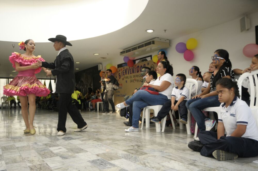 Niños con discapacidad que residen en el departamento disfrutaron de una tarde recreativa gracias a la Gobernación del Quindío