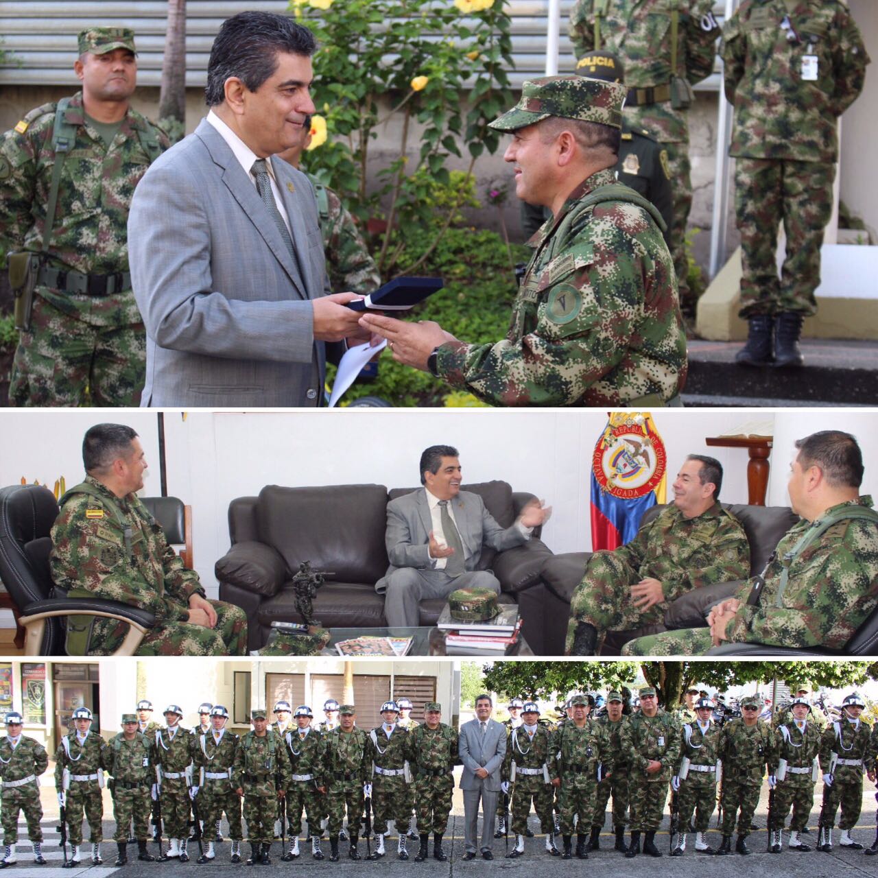 Ejército Nacional condecoró al gobernador por su apoyo incondicional a la seguridad de la región