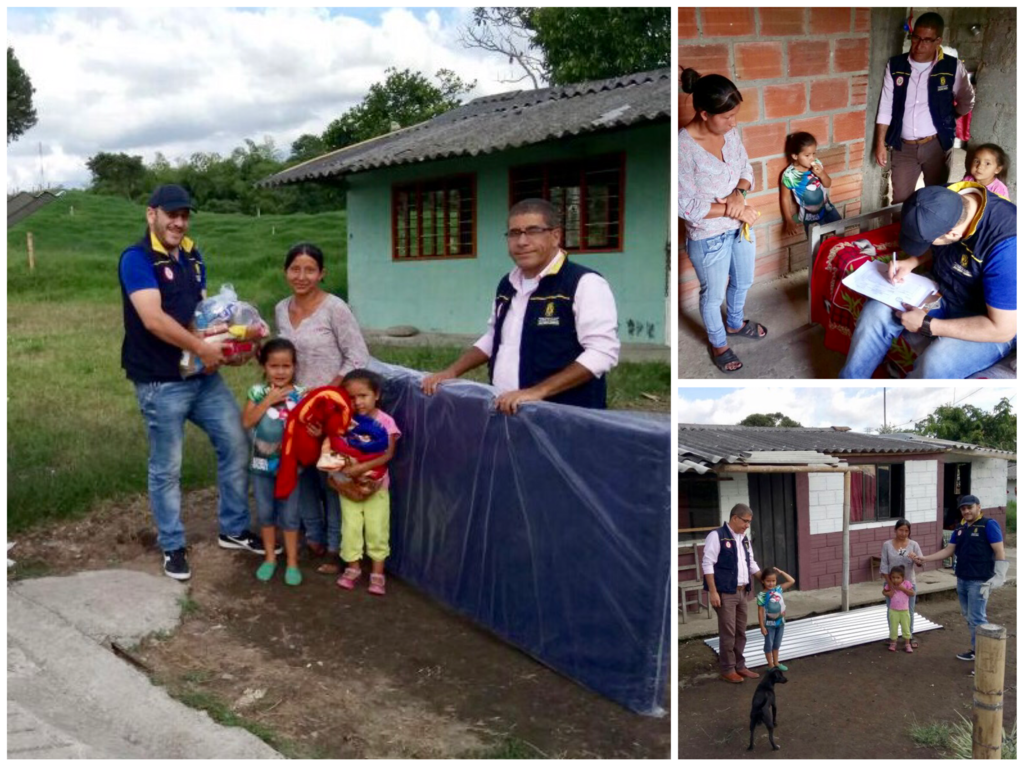 Gobernación del Quindío entregó ayuda humanitaria en el municipio de Circasia