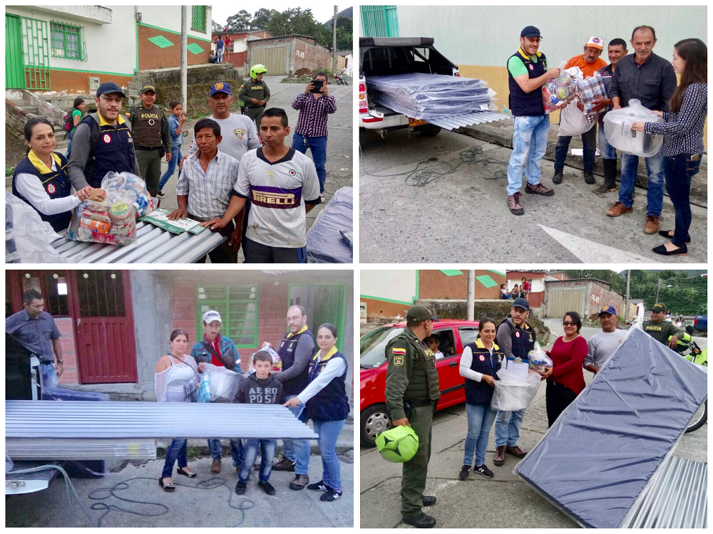 Gobierno departamental entregó ayuda humanitaria en Córdoba y Génova