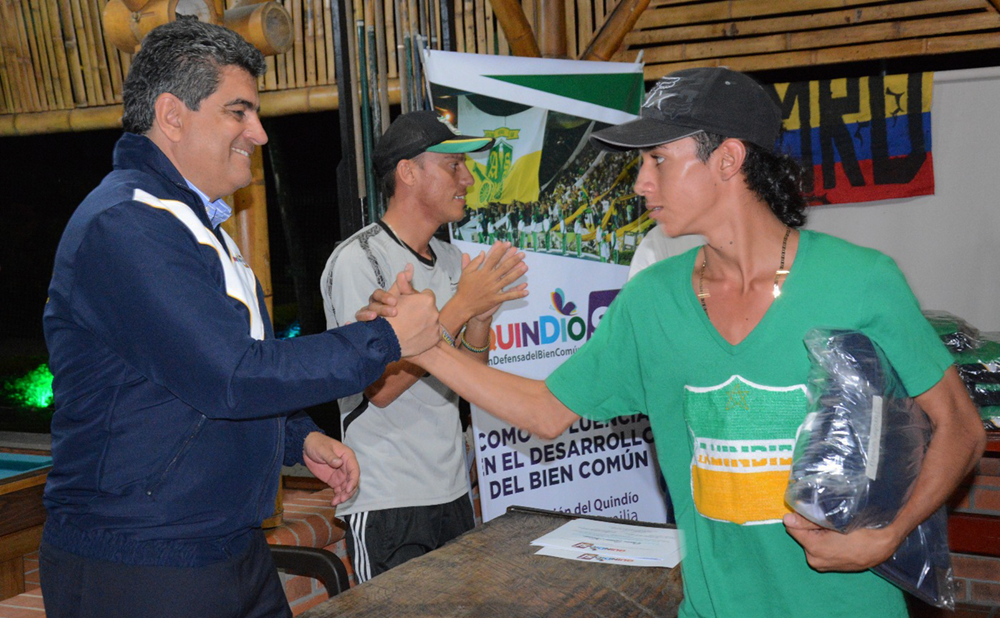 Artillería Verde Sur socializará con la ciudadanía el pacto realizado con el gobernador del Quindío en el que se comprometen a tener buen comportamiento