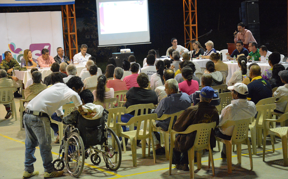 Gobernador le hace seguimiento a las acciones en desarrollo en el barrio El Cantarito de La Tebaida