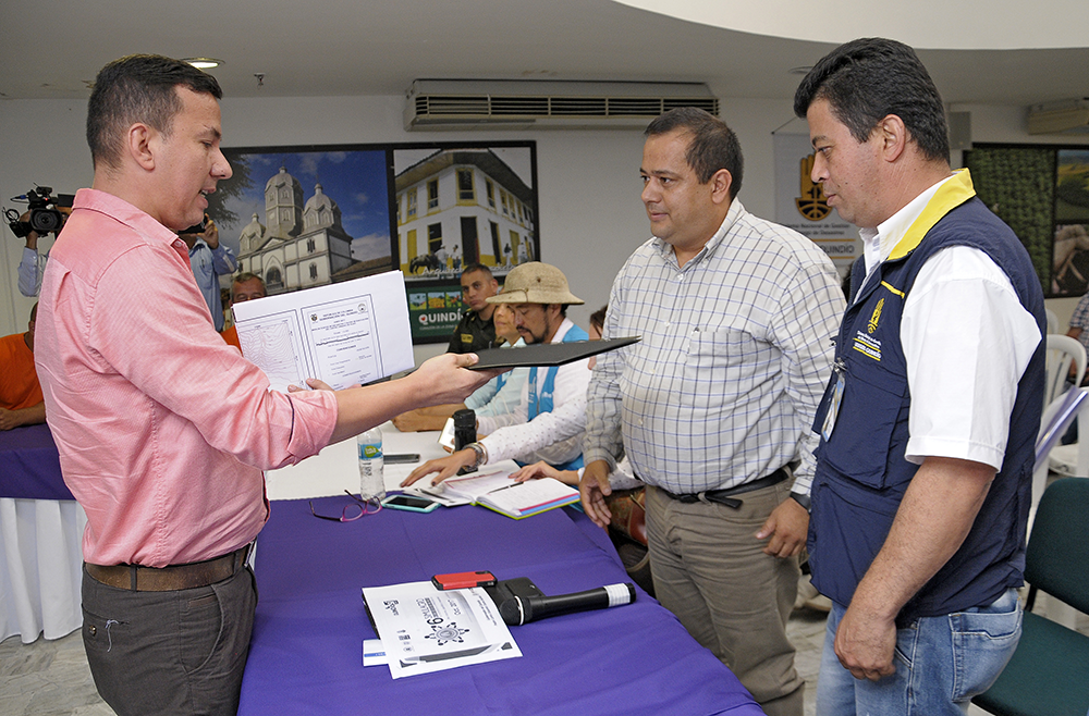 Municipio de Pijao cuenta con Cartografía actualizada gracias a la Gobernación del Quindío la Universidad la Gran Colombia y la Fundación Vivir en la Finca