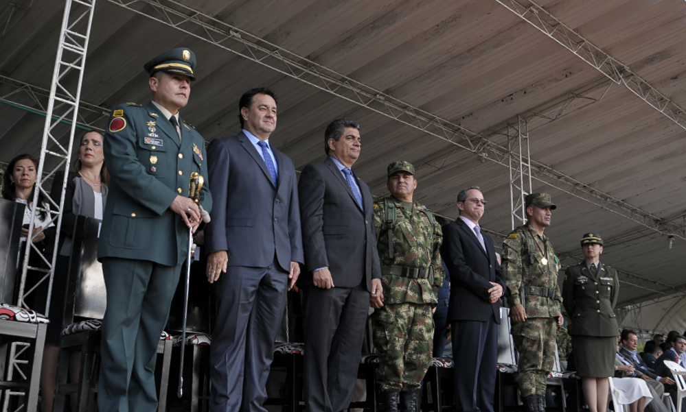En transmisión de mando de la Octava Brigada gobernador del Quindío destacó resultados en la seguridad del Quindío