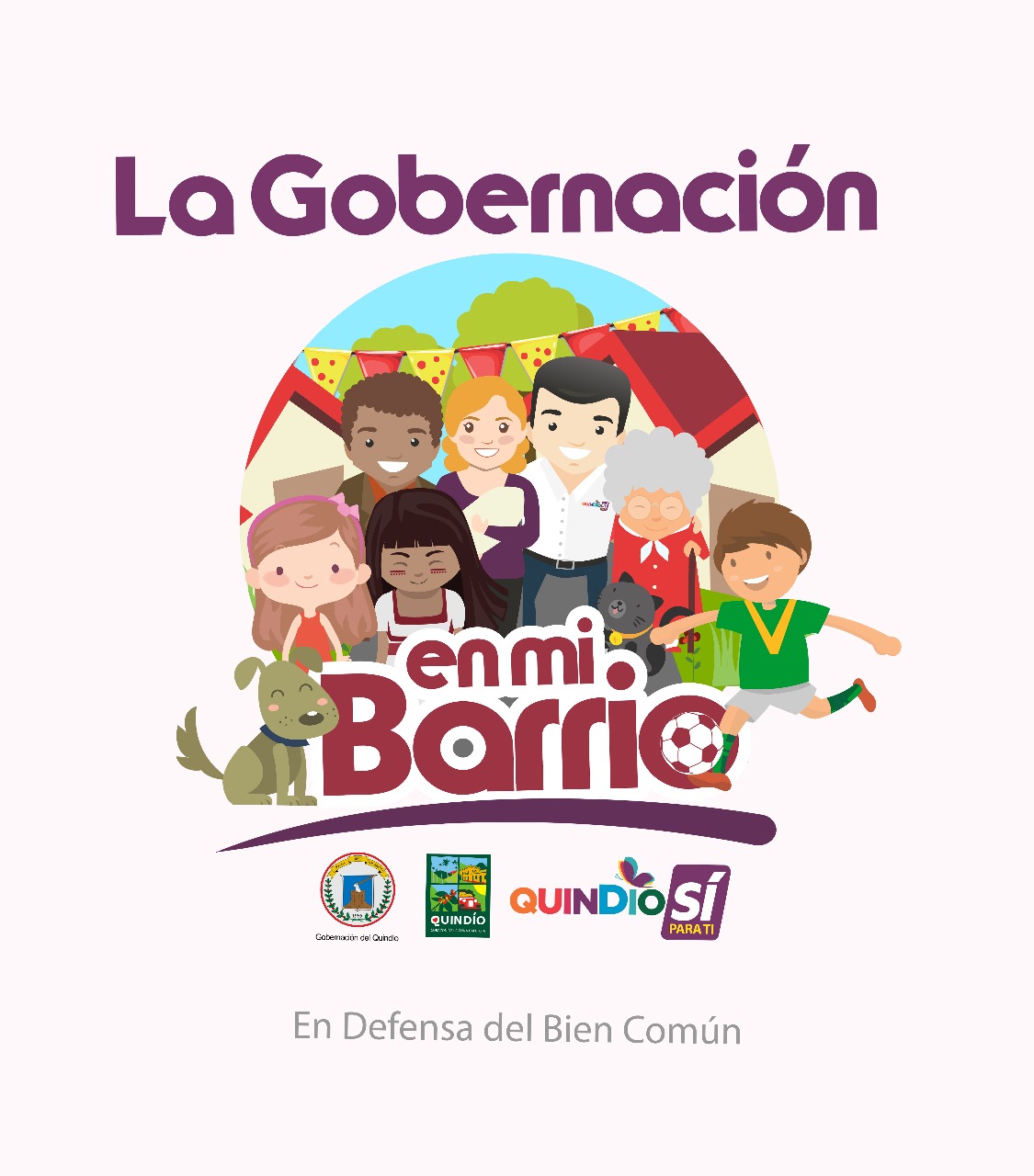 Los habitantes de Las Colinas recibirán hoy al gobernador del Quindío con la inauguración de La Gobernación en mi Barrio