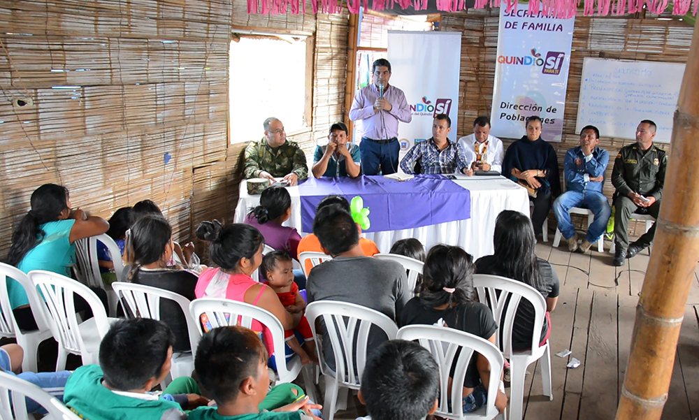 Gobernación del Quindío acompaña proceso social en Calarcá