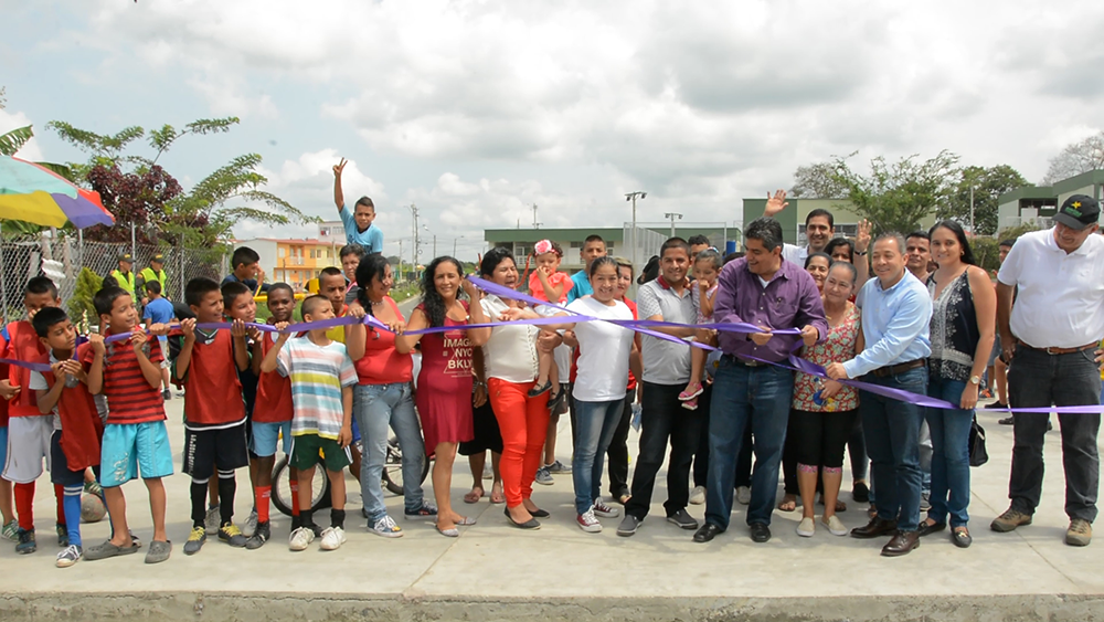 Infraestructura deportiva para el bienestar de la comunidad del barrio La Cecilia