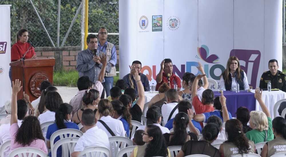 Tras visita del gobernador del Quindío Las Colinas será el primer sector donde se implementará el programa La Gobernación en mi Barrio