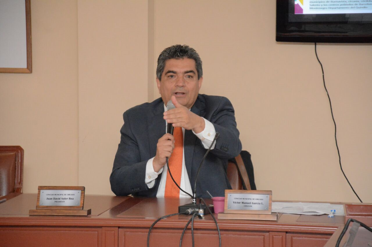 Gobernador del Quindío escuchó solicitudes del Concejo Municipal de Circasia sobre infraestructura y manejo de aguas