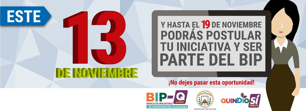 Gobierno Departamental abrió convocatoria para el Banco de Iniciativas de Participación Ciudadana