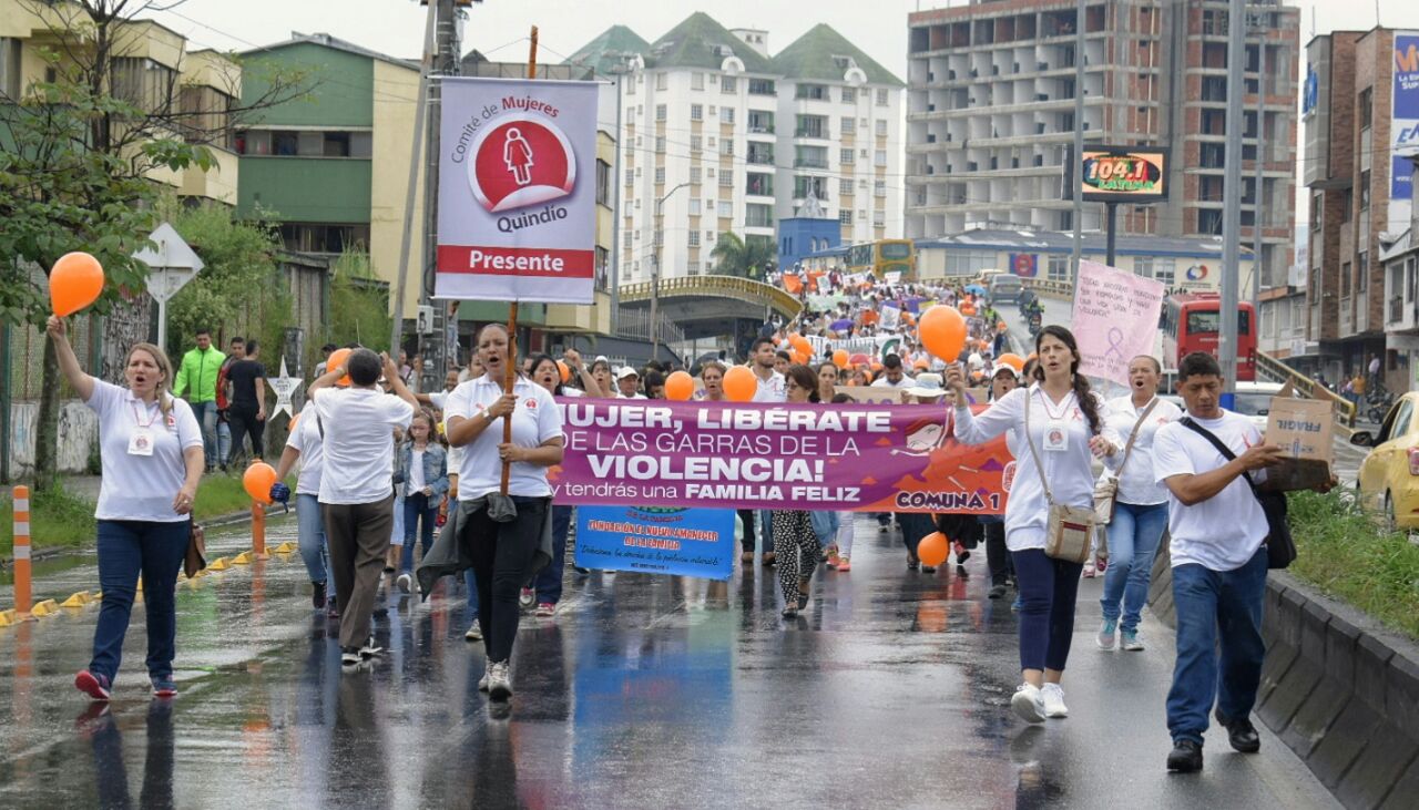 Marcha Eliminación Violencia de Mujer