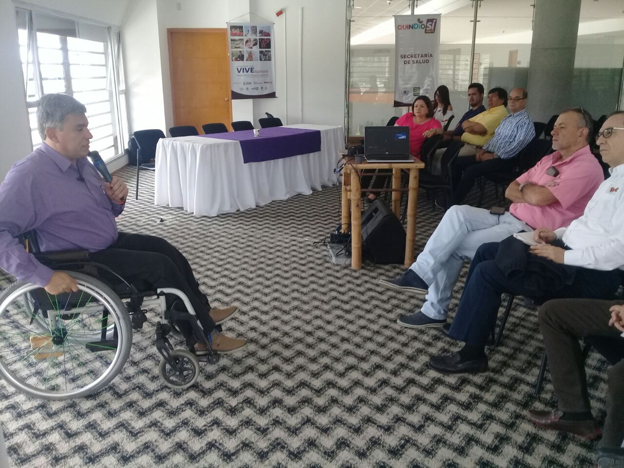 Gobierno quindiano comprometido con la población con discapacidad