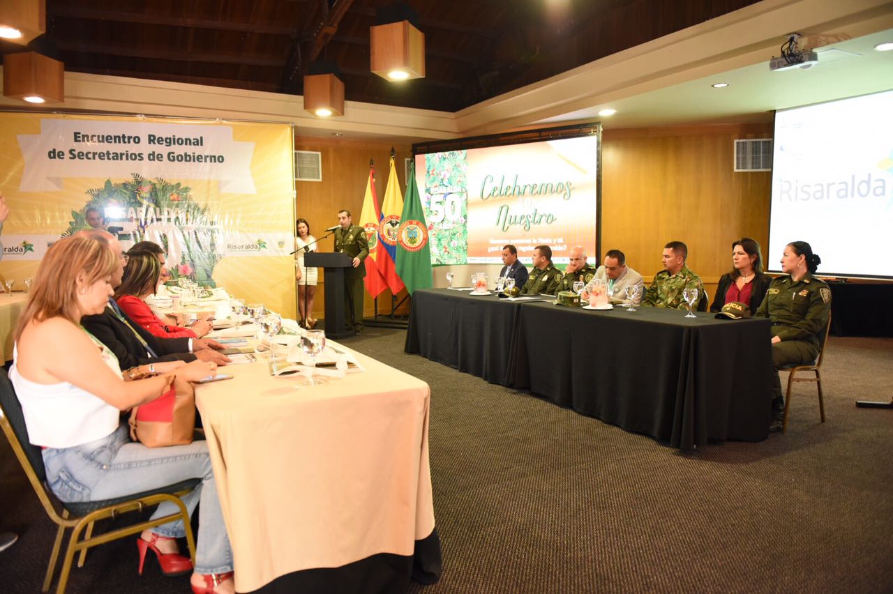 Secretario del Interior del Quindío vocero departamental en el primer Encuentro Regional de Secretarios de Gobierno