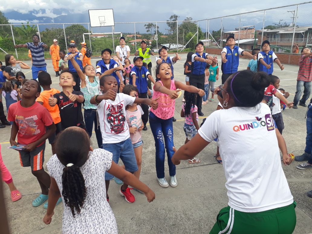 Con Afroquindío Sí Para ti gobierno departamental acercó oferta institucional a habitantes del barrio Ciudad Alegría de Montenegro