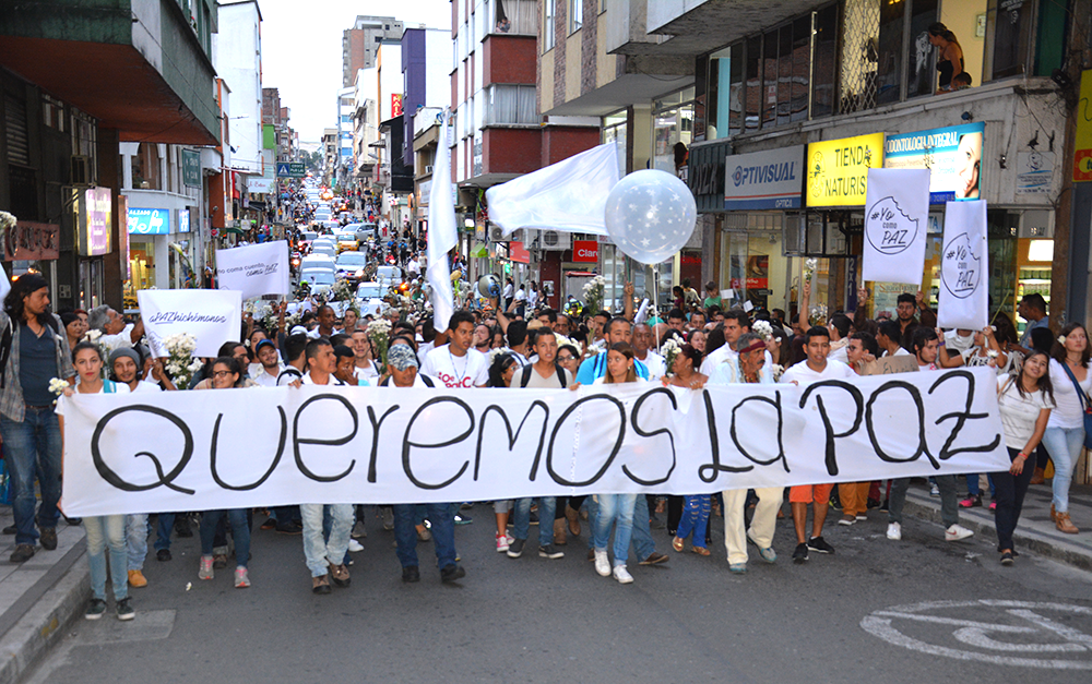 invitación a todos los quindianos a participar por la semana de la paz