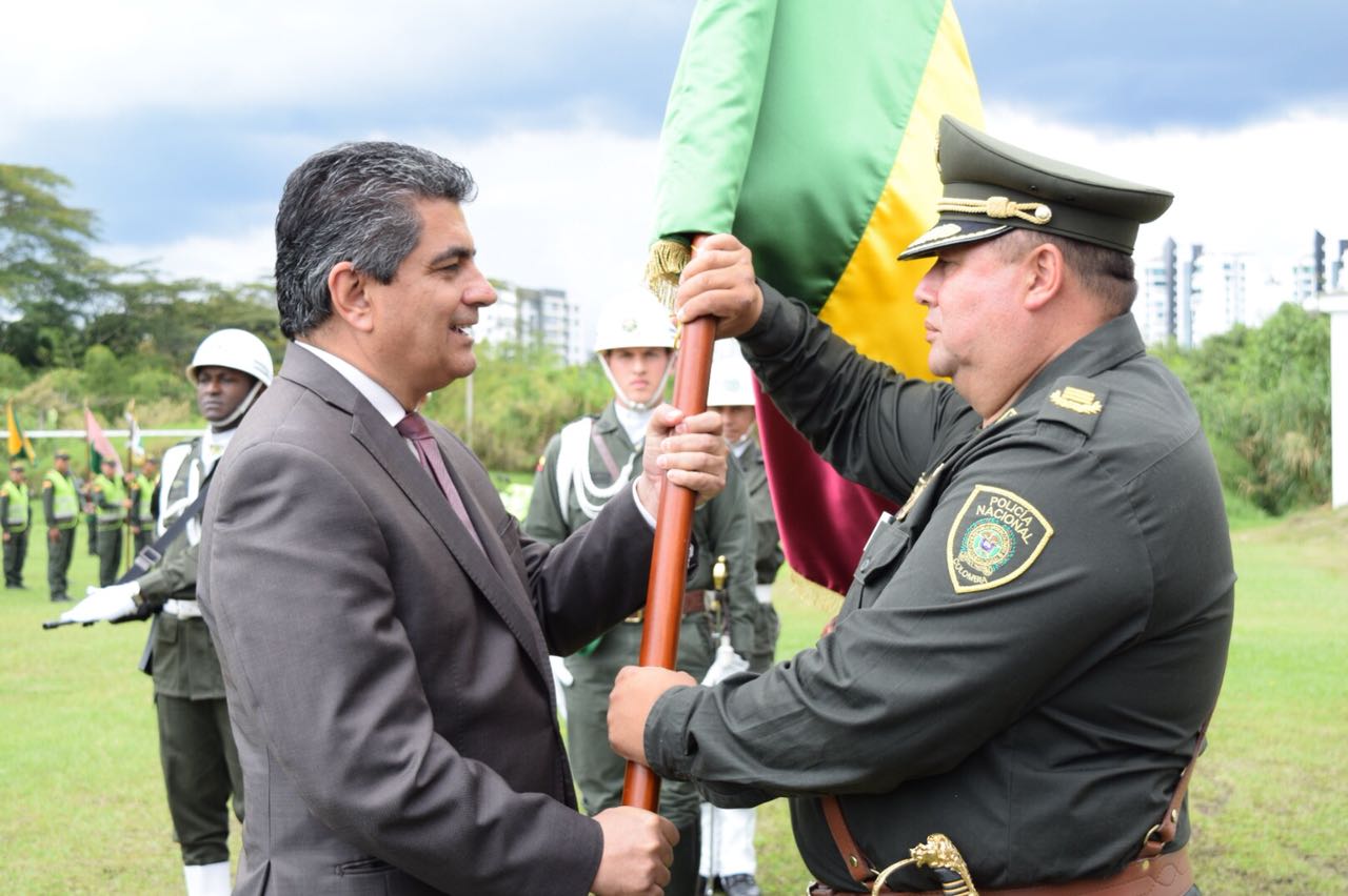 Gobernador dio la bienvenida al Coronel Luis Hernando Benavides nuevo comandante de la Policía Nacional en el Quindío
