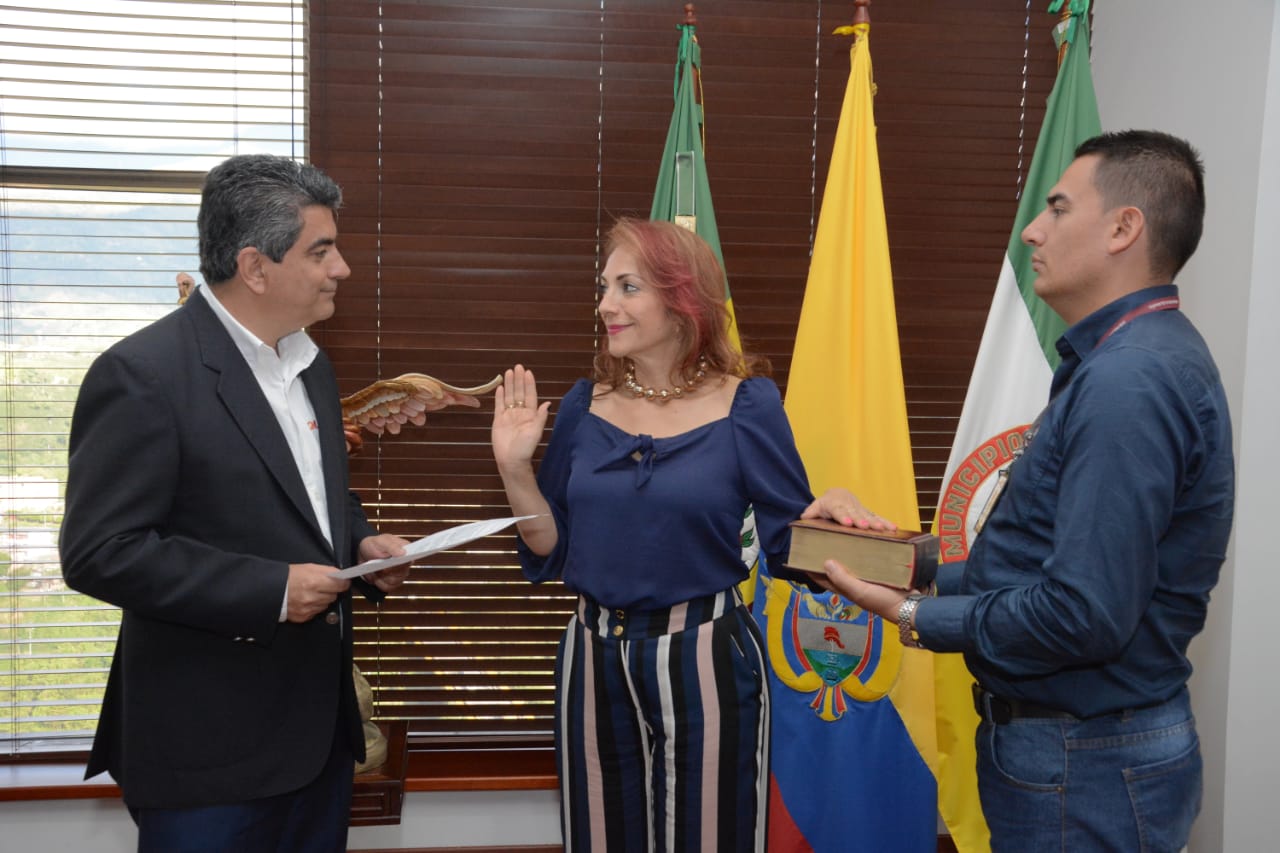 Magistrada Yolanda Echeverry fue posesionada por el gobernador del Quindío
