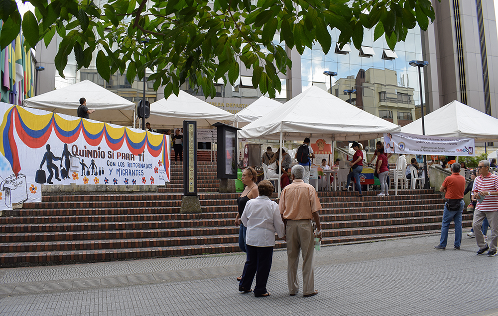 Apoyo a migrantes y retornados del Quindío por parte del gobierno seccional