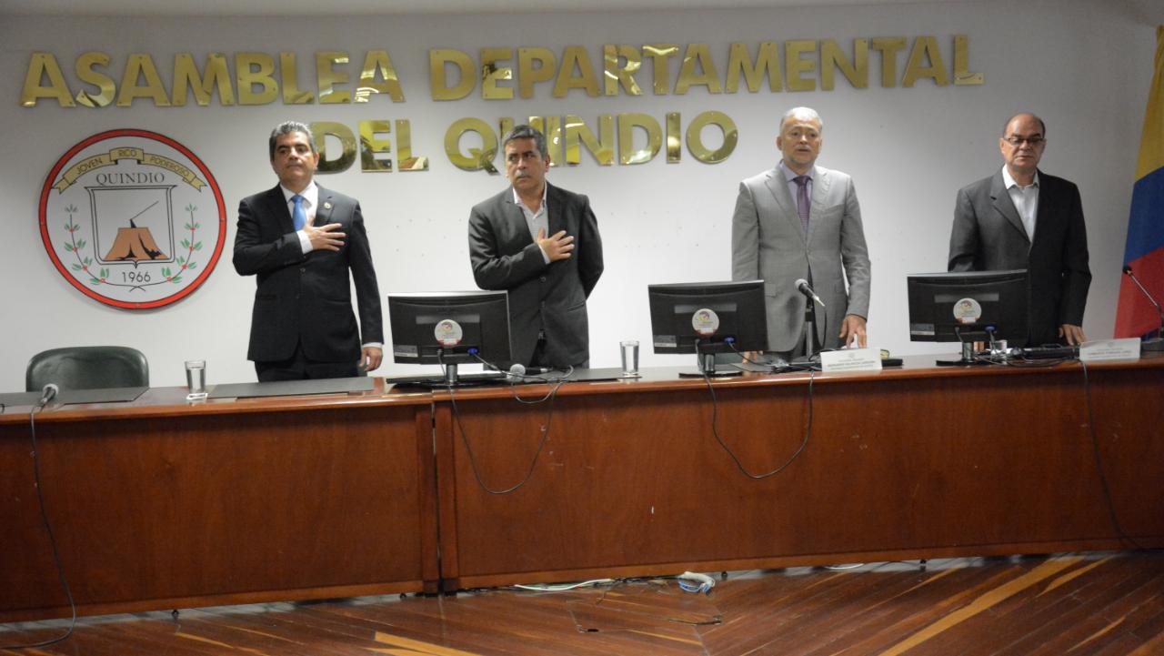 Gobernador del Quindío instaló en la Honorable Asamblea Departamental segundo periodo de sesiones ordinarias