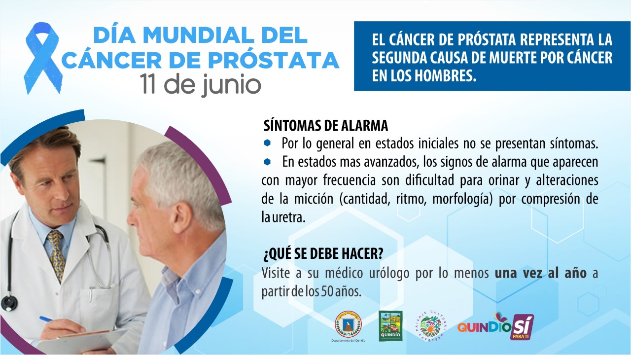 Gobierno departamental se une a lucha contra el cáncer de próstata