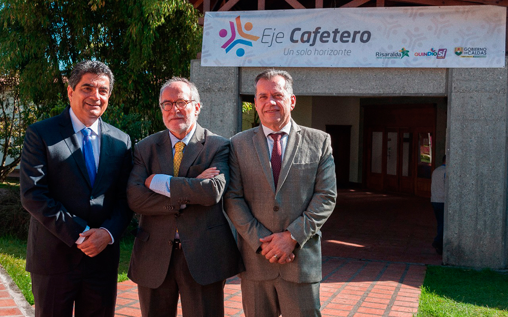 Gobernadores del Quindío Caldas y Risaralda viajaron a España para recibir asesoría en el proyecto RAP Eje Cafetero