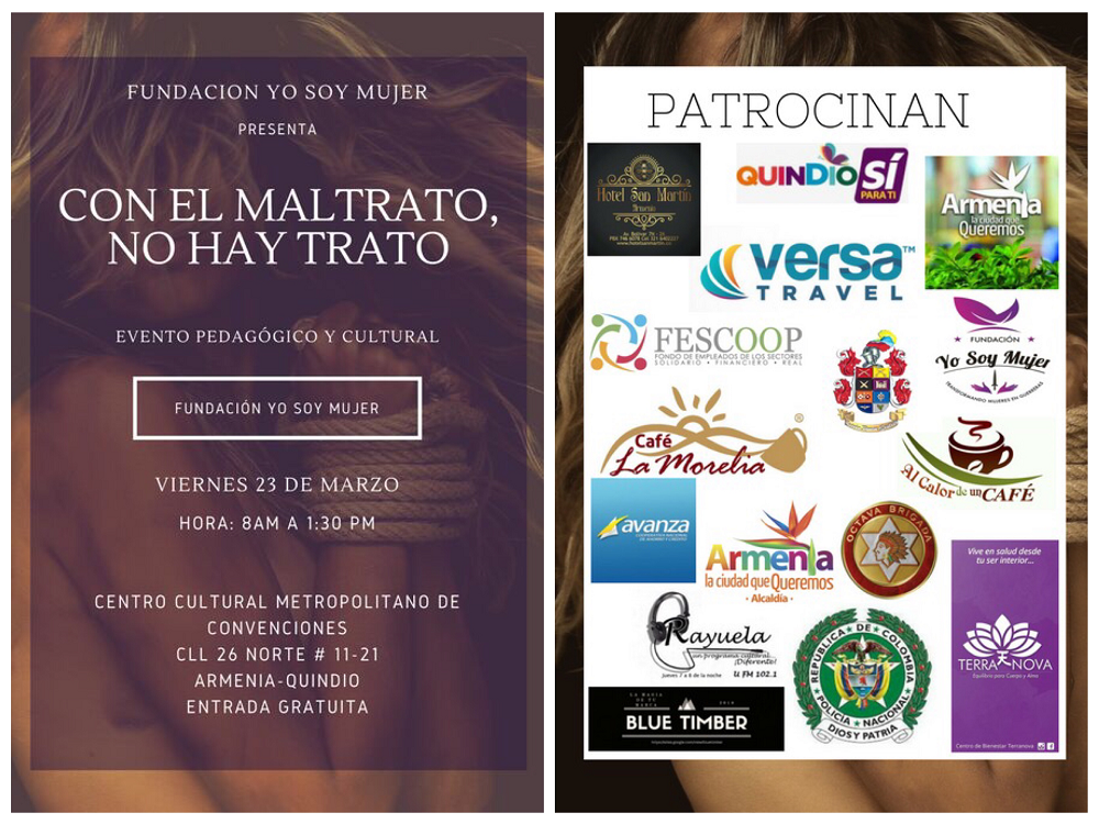 Gobierno departamental invita a la comunidad quindiana al evento pedagógico y cultural Con el Maltrato No Hay Trato