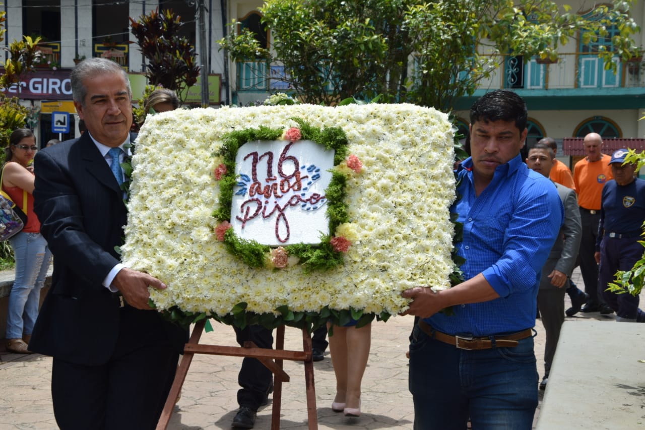 Gobierno departamental se unió a la celebración de los 116 años de Pijao