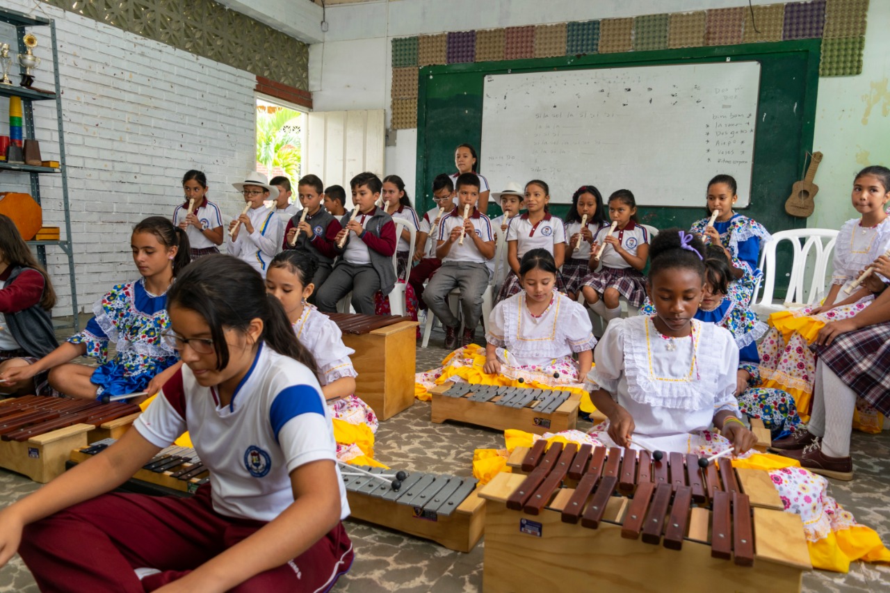 Expertos de los ministerios de Cultura y Educación aseguran que la Primaria Artística del Quindío puede replicarse en otras regiones del país