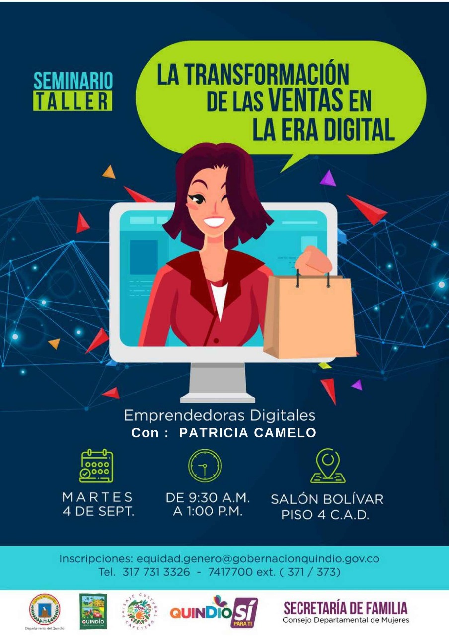 Taller en ventas digitales para emprendedoras quindianas